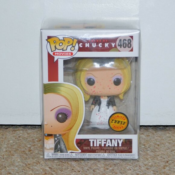 2017 Funko Pop! Bride of Chucky Tiffany Bloody Chase Variant Brand New # 468 - Picture 9 of 9